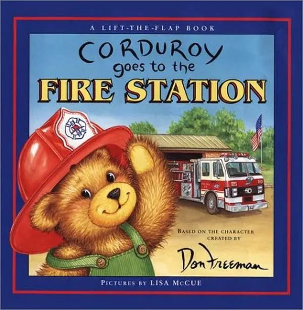 USED Book - Corduroy Goes to the Fire Station: A Lift-the-Flap Book (Hardcover) - English