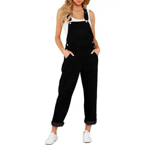 Women's Casual Stretch Adjustable Denim Bib Overalls Jeans Pants JumpsuitsGift