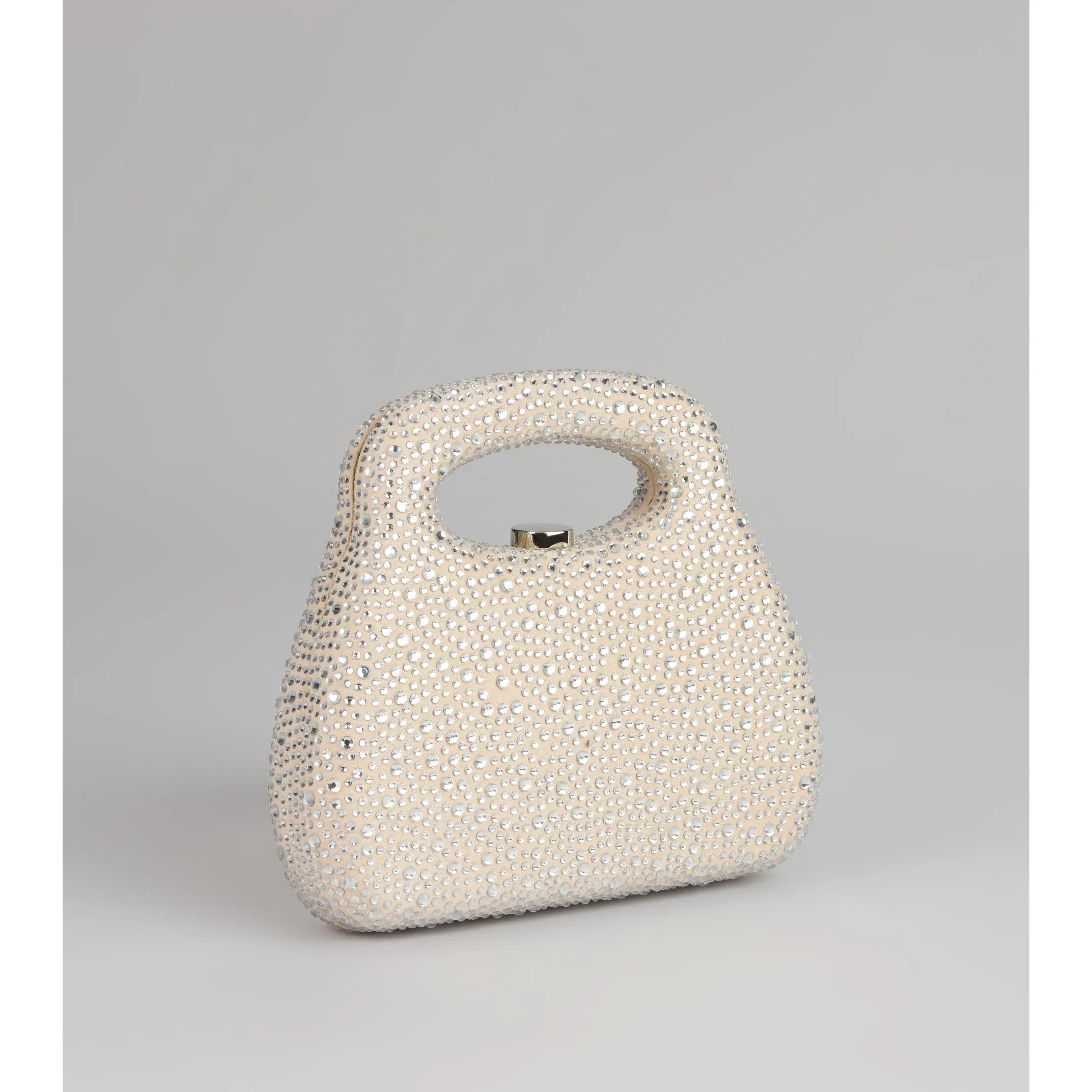 The Glimmer Drop Rhinestone Clutch Bag