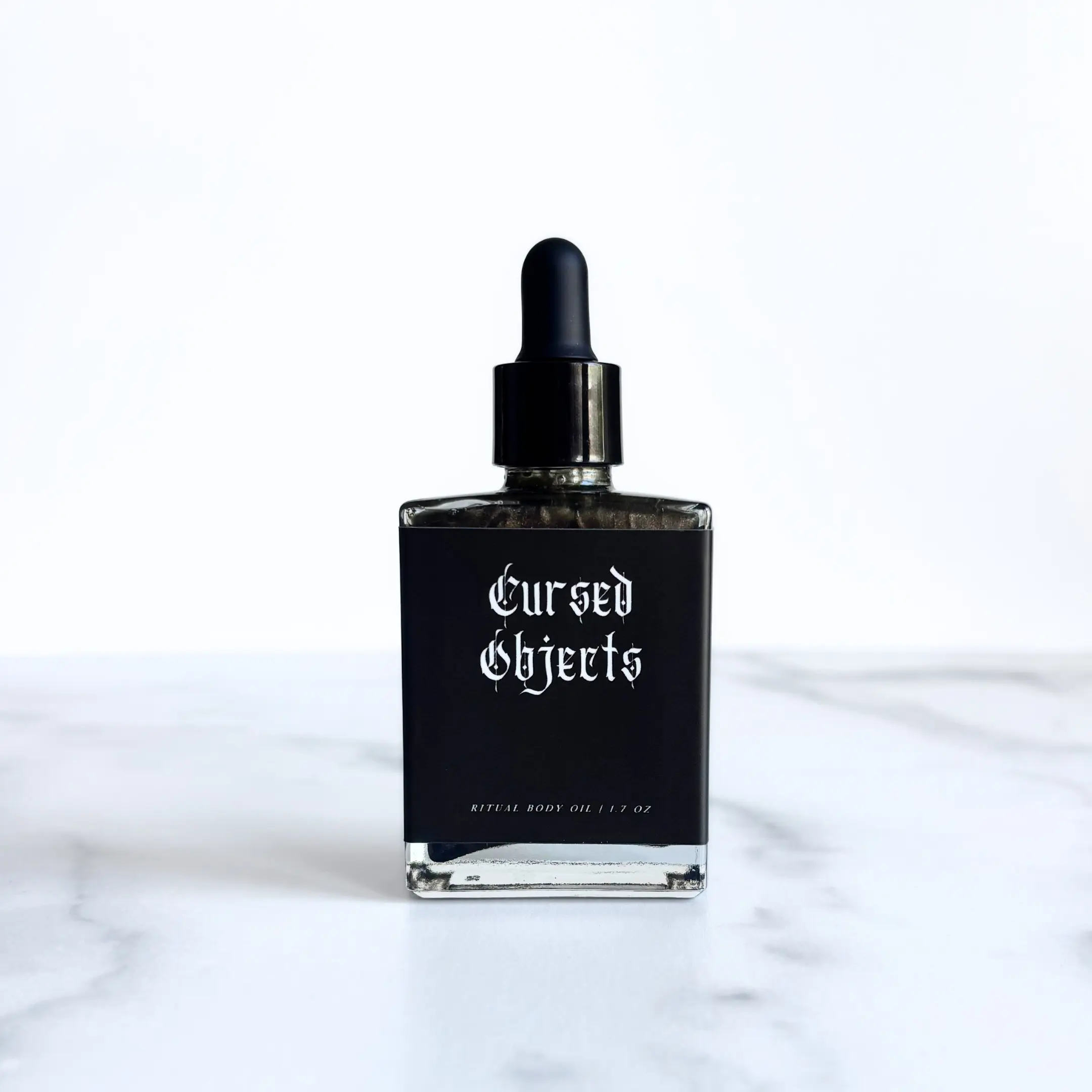 Cursed Objects | Ritual Bath + Body Oil | Shimmer Oil | Violet + Plum + Leather + Patchouli + Musk