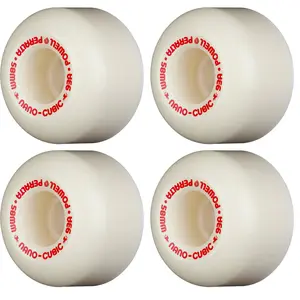 Powell Peralta Skateboard Wheels 58mm x 37.5mm Dragon Formula 93A Nano Cubic Off White