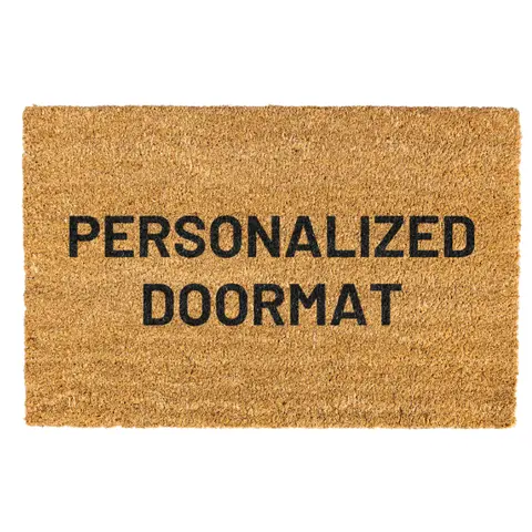 PERSONALIZED Doormat - custom doormat - personalized message - welcome doormat - funny doormat