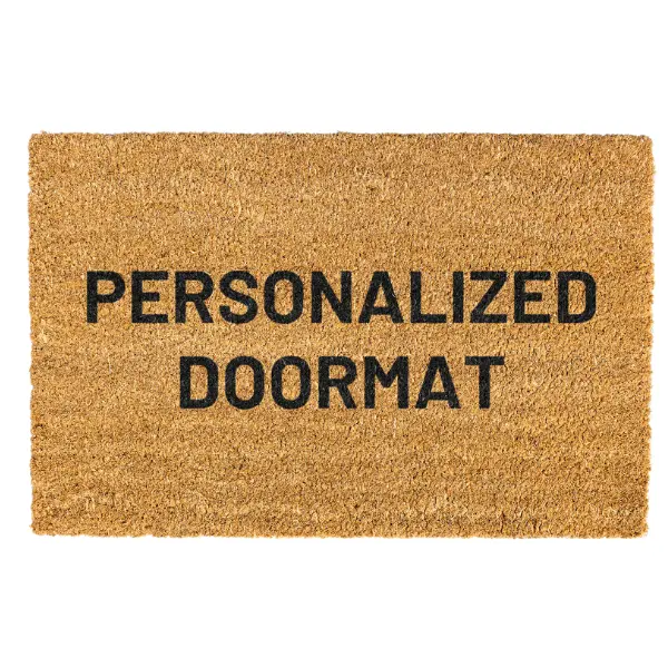 PERSONALIZED Doormat - custom doormat - personalized message - welcome doormat - funny doormat