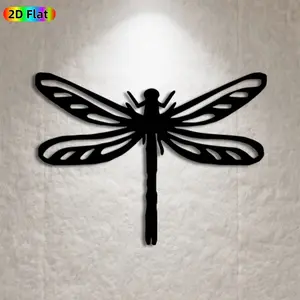 1pc Dragonfly Metal Wall Art, Exquisite Dragonfly Statue Mural, Ideal Gift for New Year, Easter, Nature Decor Enthusiasts, Weather-Resistant Metal Wall Decor Wall Sculptures, Perfect for Garden Wall & Patio Fence, Unique Outdoor Decor Accent
