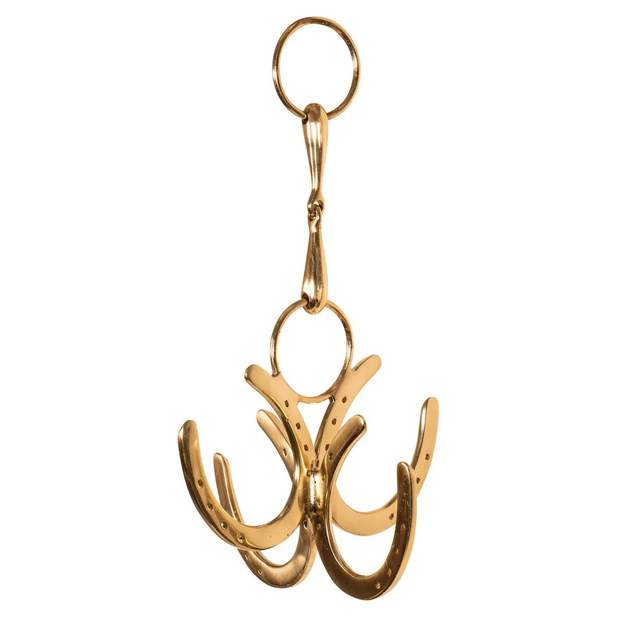Berlin Brass Horseshoe Cleaning Hook, Home Organiser, Hangable Blanket Hanger for Horse Blankets