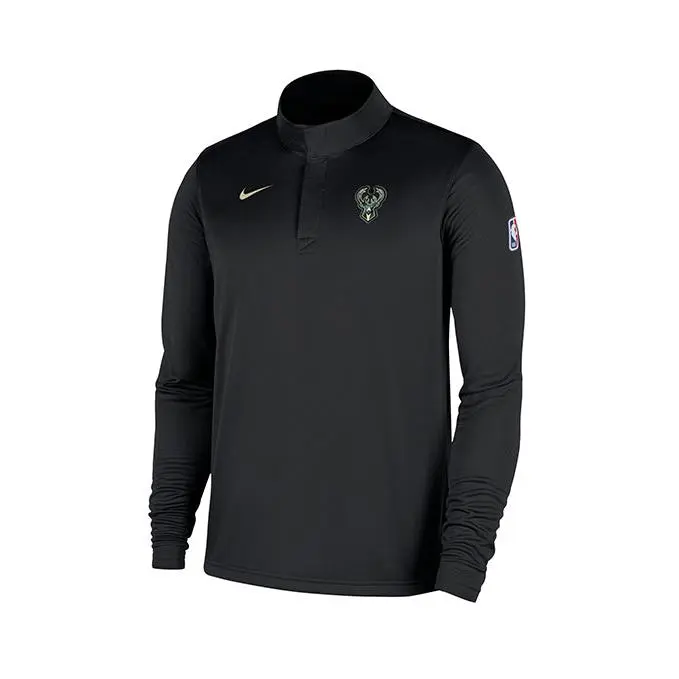 Nike 2025-26 Coaches 1/4 Zip Milwaukee Bucks Pullover