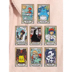 Piece Set Cartoon Anime Peripheral Enamel Pins Decor Pins Durable Metal Pins Classic Animation Character Alloy Brooches Lapel Backpack Badge Fashion Jewelry Accessories Gifts for Friends