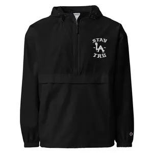 Tru Designs LA Drip "Stay Tru" Embroidered Champion® Packable Jacket