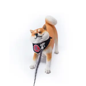 JXK Studio Shiba Inu Dog Statue, Dog Figurine Gift for Shiba Inu Lover Statue Series Durable Polyresin with Intricate Details