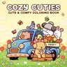 1pc COZY CUTIES coloring book For Adults And Kids,Simple And Big Designs For Relaxat colouring books, zero foundation drawing to relieve stress coloring book, No Experience Needed, Christmas gift, Back to school gifts