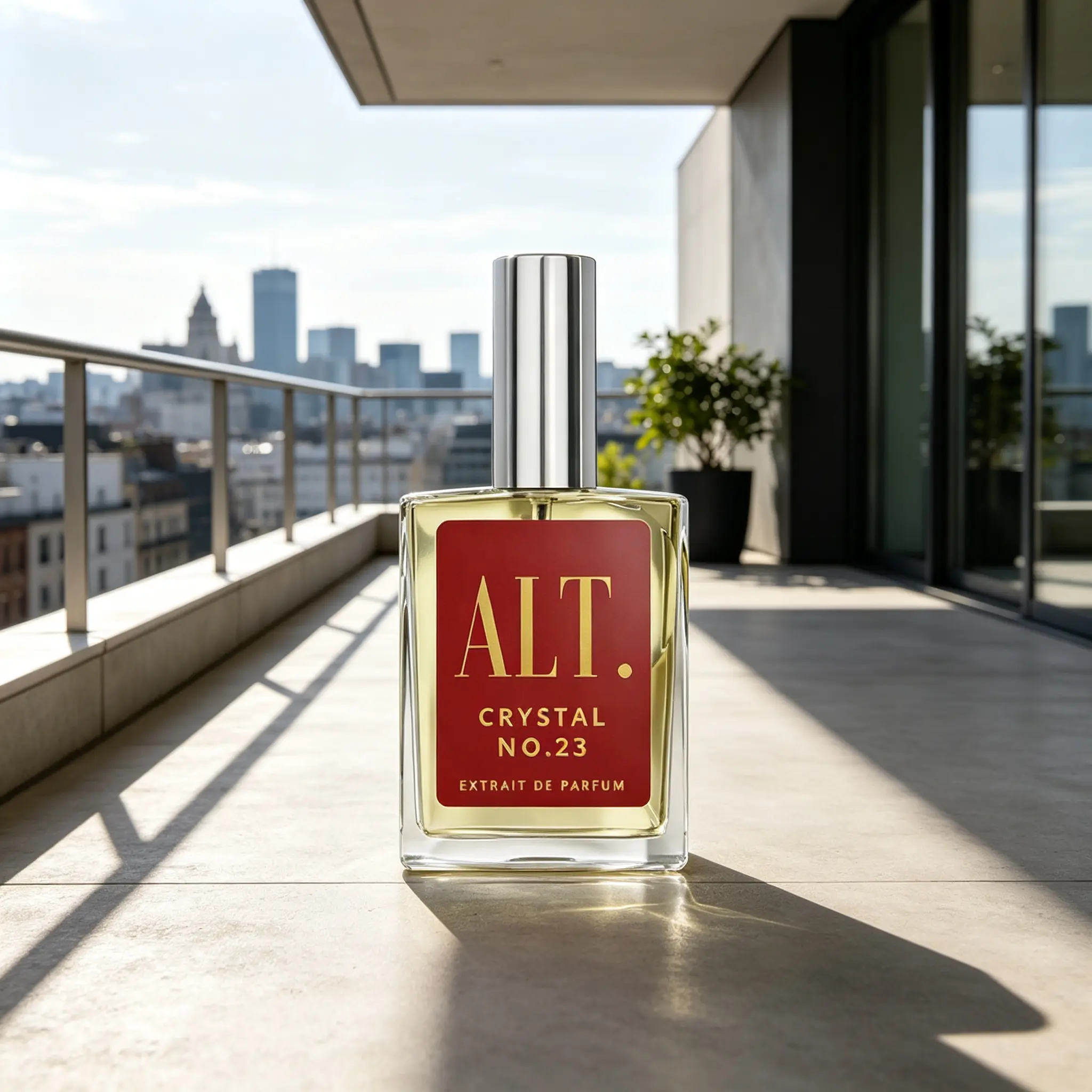 ALT. FRAGRANCES Crystal No.23 Extrait de Parfum Unisex Perfume 60ml｜Long‑Lasting Scent with Jasmine, Amberwood & Cedar Notes