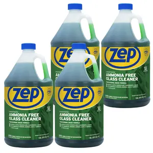 Zep Concentrated Ammonia-Free Glass Cleaner – Perfect for Commercial Windows - 1 Gallon