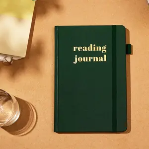 Reading Journal with 75 Book Review, Book Journal for Book Lovers, Readers - Review Prompts & Daily and Monthly Reading Tracking & Reading Challenge, Reading Notebook Gift, A5,Dark Green