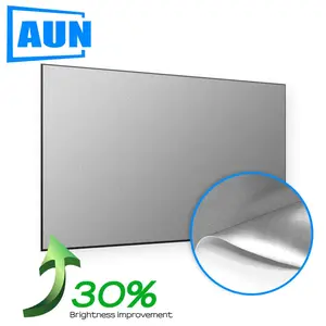 Projector Screen Wall Hanging anti Light Screen 60 100 120 Inch Cinema Theater Gain Reflective Fabric ALR 4K Projector