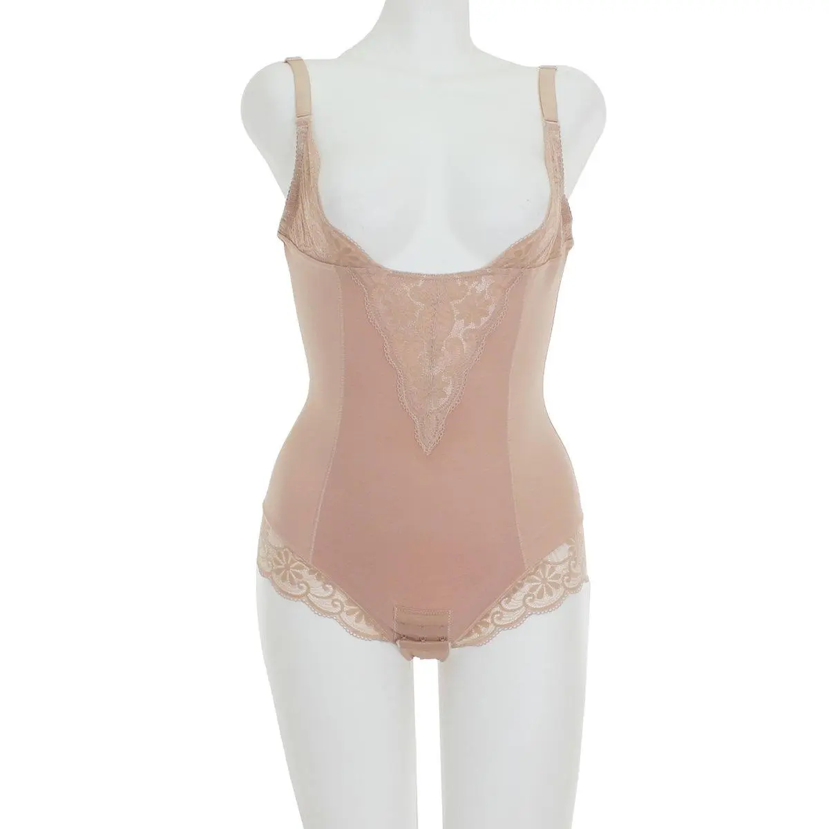 Lace And Mesh Bodysuit Shapewear