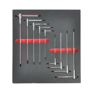 T-Handle Hex Wrench Set for Most Bicycle Motorcycle Integrated Strip-Gripper 9PC