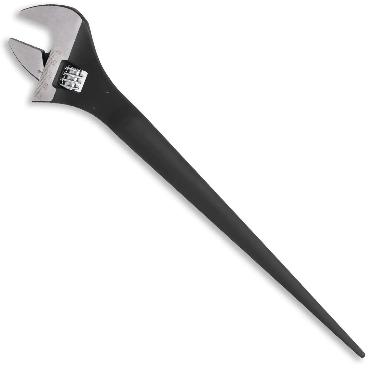 16 In Alloy Steel Adjustable Spud Wrench, Heavy Torque Hand Tool with Extended Handle for Industrial Fastening Applications, Hand Tools, Expandable Design