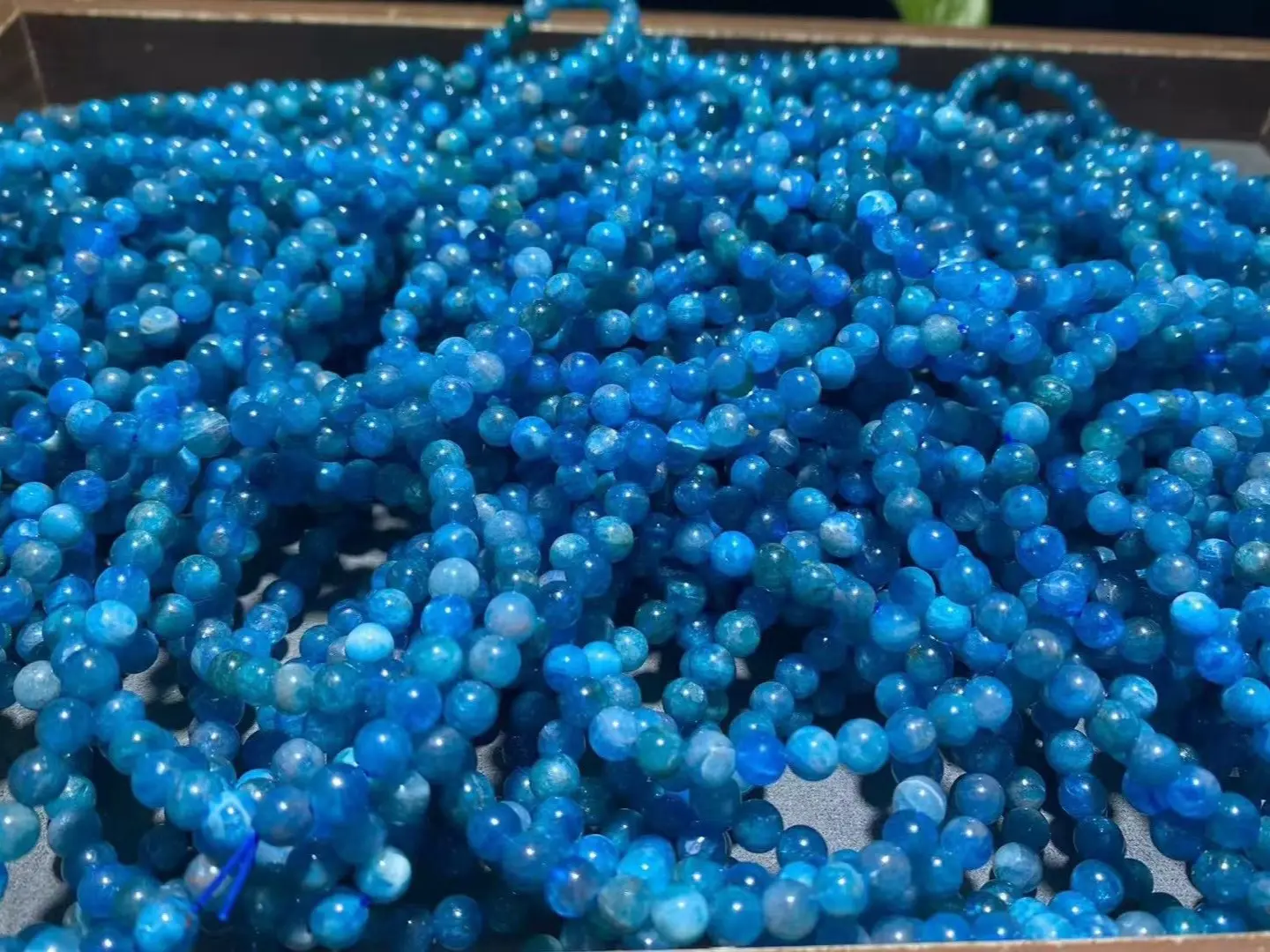 Shine(8507)gc.blue apatite bracelet