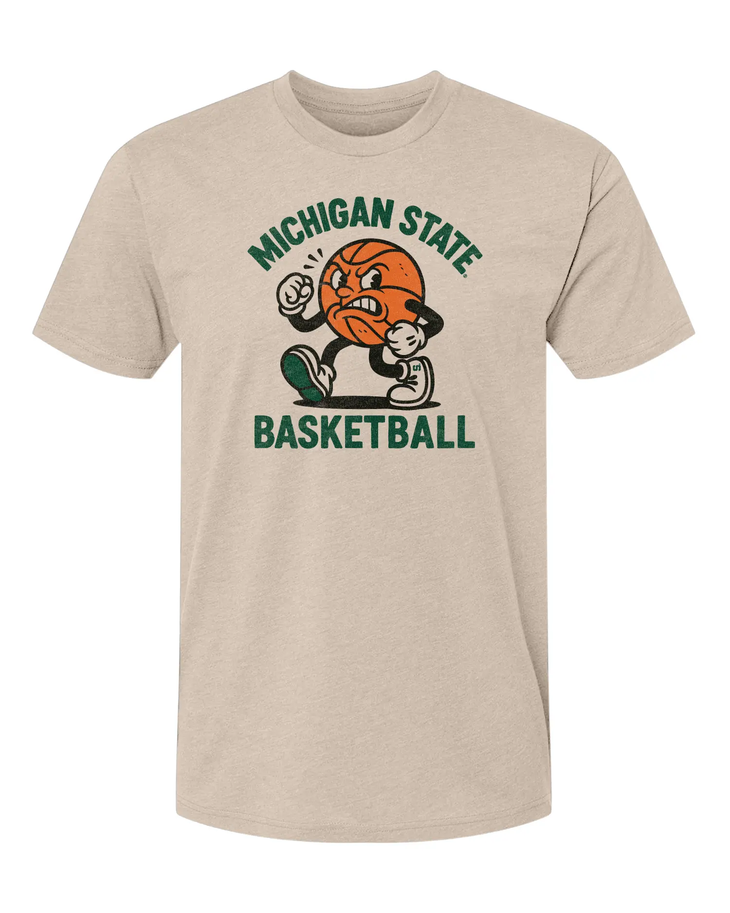 Retro Michigan State Mr. Basketball Cream T Shirt