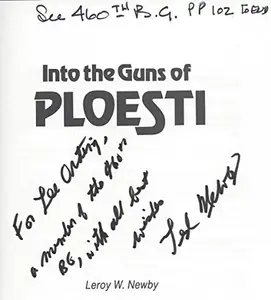USED-Into the Guns of Ploesti by Leroy W. Newby (Paperback)
