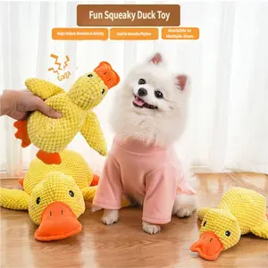Squeaky Plush Dog Toy Duck, Soft Dog Toy For Puppies & Small Medium Dogs, Cute Squeaky Pet Toy For Interactive Play & Daily Comfort, Lightweight Plush Dog Toy For Indoor Playtime
