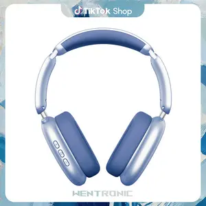 WENTRONIC Y02 Wireless Bluetooth Over Ear ANC Headphones - 60H Playtime, Hybrid Active Noise Cancellation, Hi-Res Audio, 3.5mm Compatibility, Waterproof, Foldable, Soft Earpads, Built-in Mic for iOS/Android, Over Ear Headphones