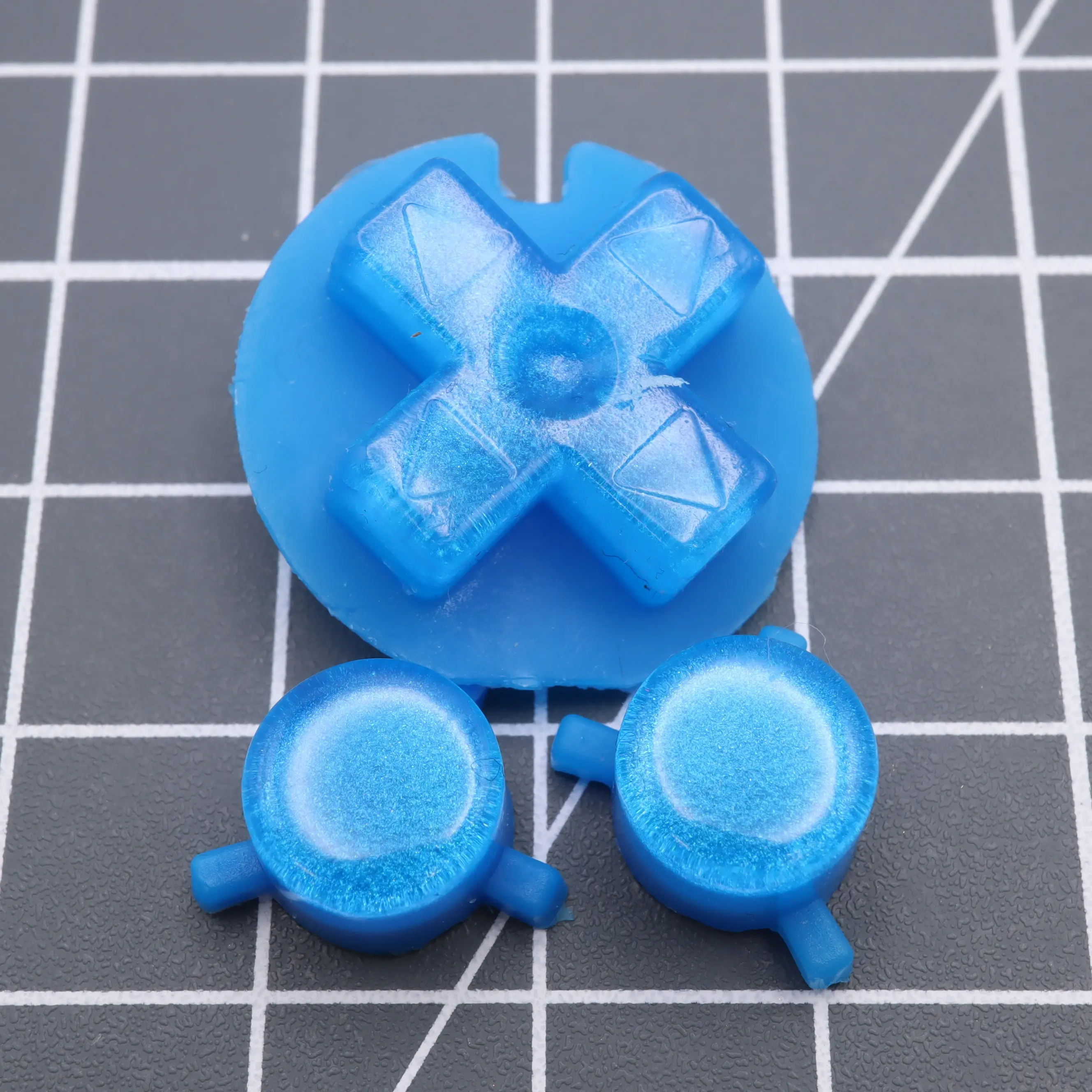 Game Boy Pocket Custom Blueberry Candy Buttons