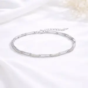 Quinza Moissanite Bracelet S925 0.24CT - Round Cut - Lore Jewelry