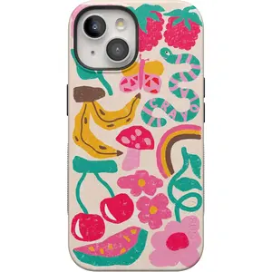 Casely iPhone 15 Case | Doodle Bug | Crayola Crayon | Bold Protective Design | Compatible with MagSafe