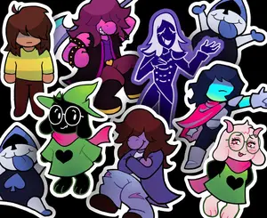Deltarune Stickers | CHAPTER 1