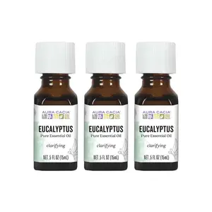 Aura Cacia Eucalyptus Essential Oil 0.5 fl. oz. (3 Pack)