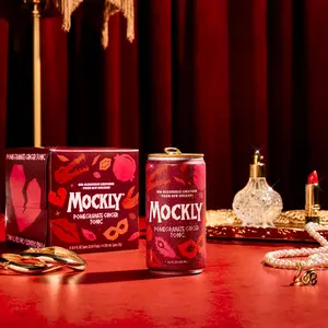 MOCKLY Pomegranate Ginger Tonic - Fiery Ginger & Tart Pomegranate - Unique Flavor Profile - Spicy-Sweet Bite - Perfect for French Quarter Romance