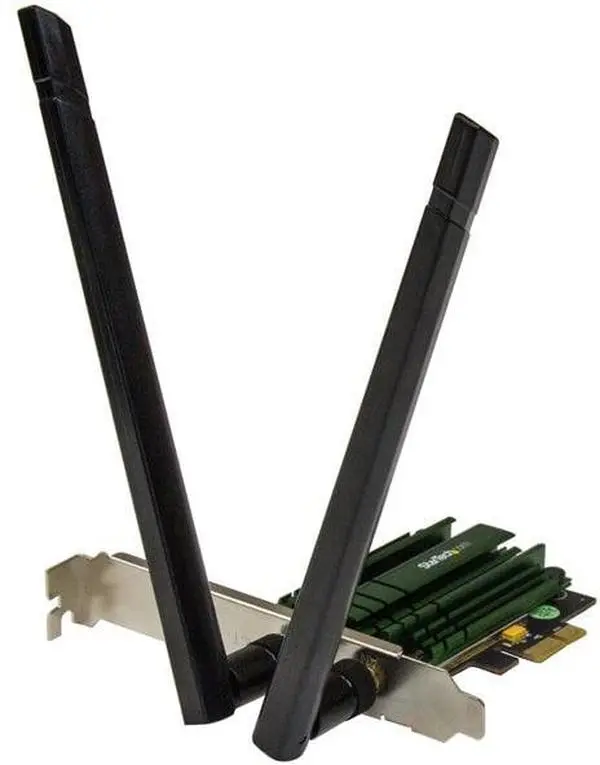 Startech ST-PEX867WAC22 Dual Band Network Card, 2.4-5GHz PCIe Wireless AC Card with AC1200 Adapter, Dual Band Network Cards