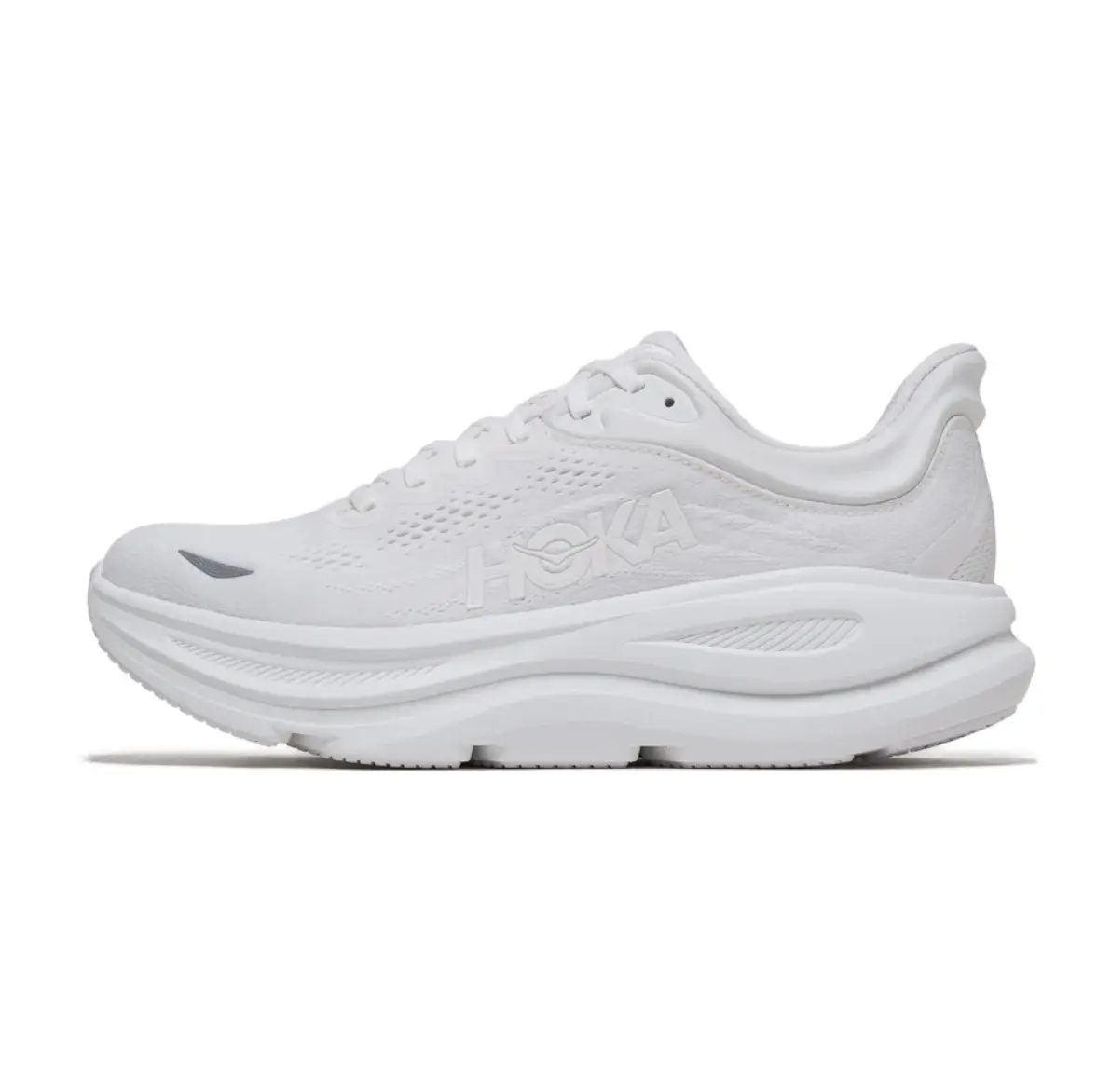 Hoka One One Bondi 9 White 1162011-WWH Mens Fashion Sneakers New