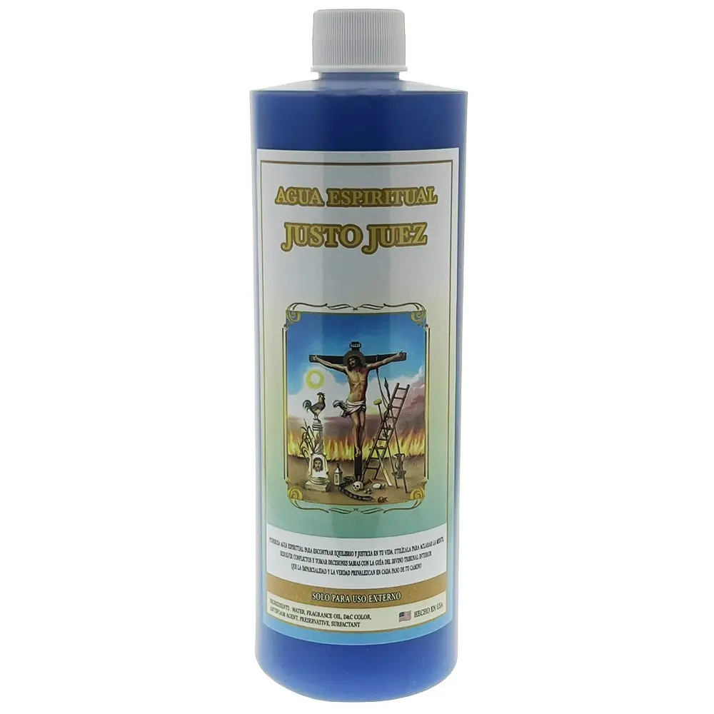 Justo Juez - Agua Espirtual 16oz Bottle Healing Energy Cleansing Water Household Handheld