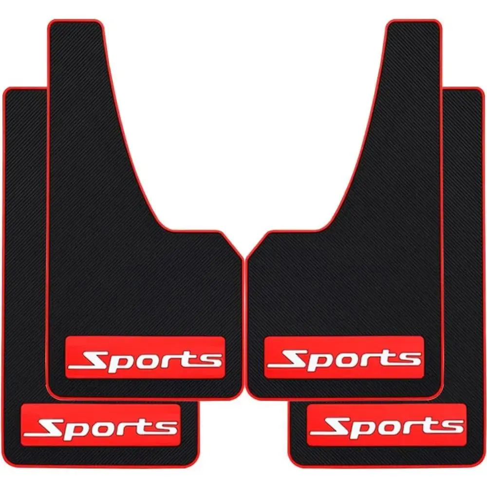 4 count  Mud Flaps Universal Fit Fender Splash Guards No  Rubber Mud Flaps for  SUV