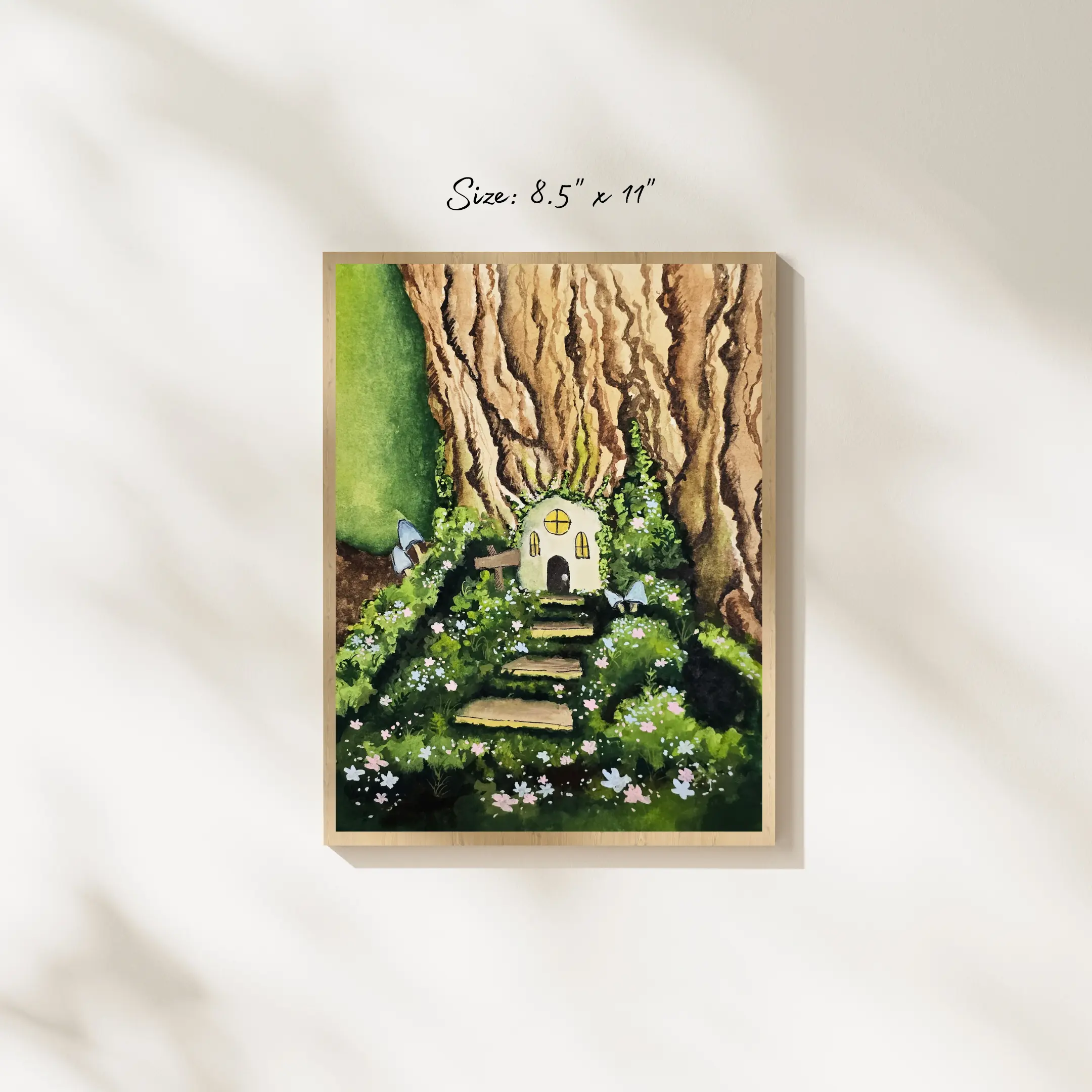 Hidden Fairy Home Wall Art Print