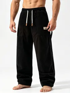 Straight Leg Sports Pants Quick-Dry Loose Fit Comfortable Breathable Wind-Resistant Sweatpants Outdoor Casual Pants for Men