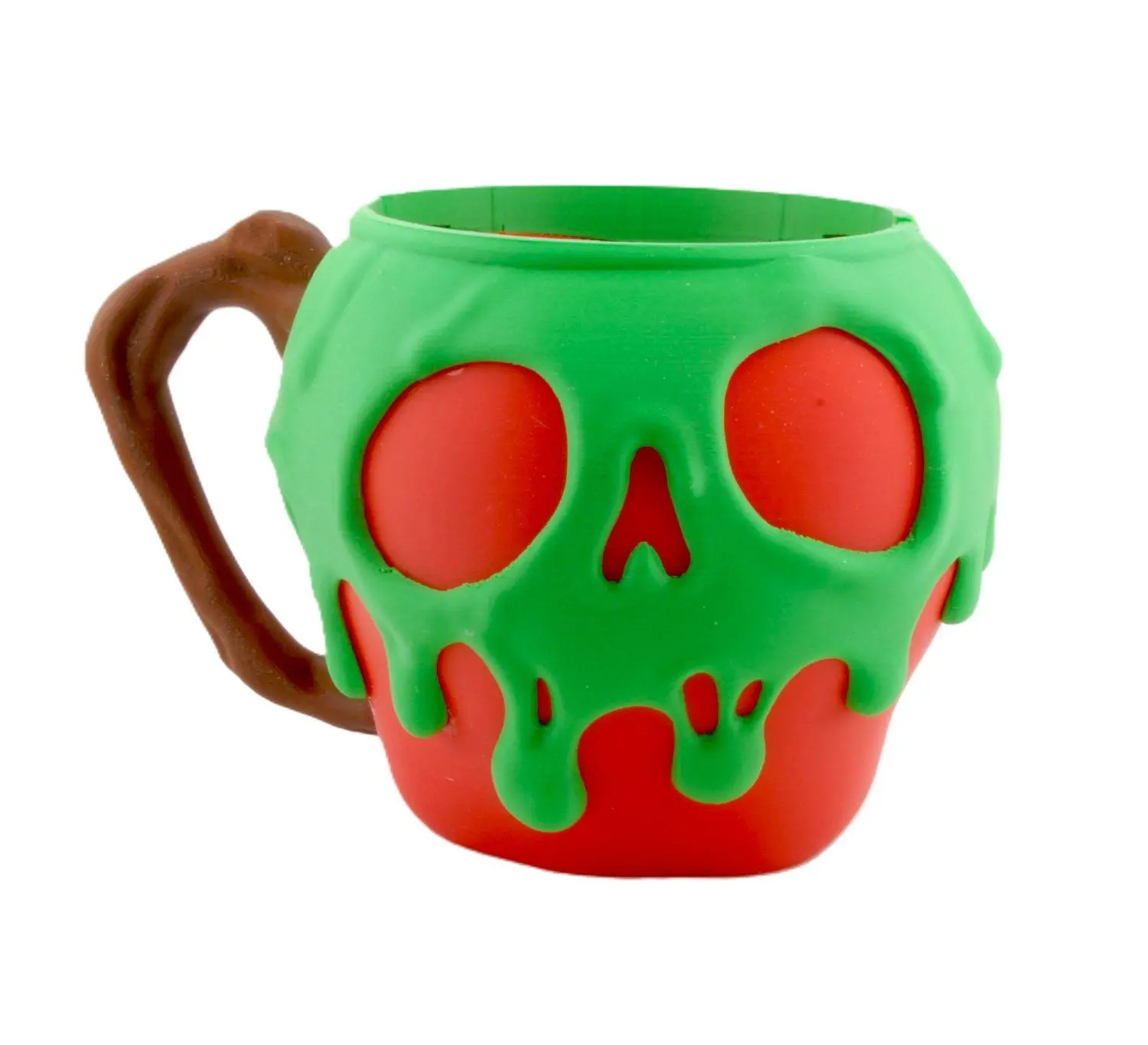 Poison Apple Ice Cream Pint Holder – 3D Printed Cozy with Skull Design | Spooky Fairytale Cup