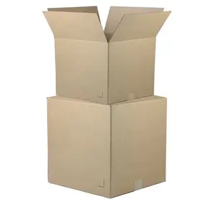 The Boxery 6x6x6'' Shipping Boxes (100 Pack) Mailing, Packing, Moving & Storage for Business/Home – Durable - Eco-Friendly, Recyclable - Made in the USA