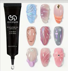 Premium 3D Modeling Gel Nail Polish Multi-functional Shaping Gel DIY Handmade Manicure Accessories Perfect for Autumn Winter Daily Nail Design Halloween Party Creative Painting Decoration