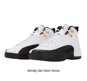 Premium pebbled leather meets shiny patent leather. Luxury on the court.