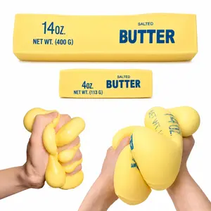 [Dealsforyou] Butter Squishy Toy Jumbo & Mini Sized, Soft Slow-Rising Smushers Ball, Restocked Sensory cute Fidget Stress Relief desk Toy for Kids Adult, Hot-Selling TikTok Shop Gift, DFYD mid-year sale