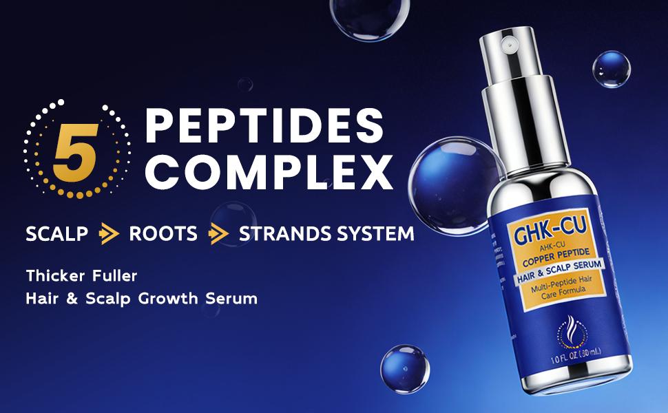buy topical ghk cu serum hair growth Peptide Labz Copper Peptide Hair Growth Serum, 10% GHK-cu, 5% AHK-cu,  Rejuvenates Follicles