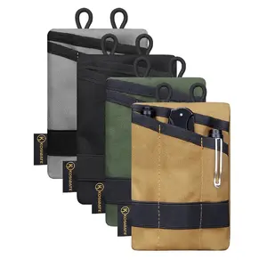 Nylon EDC Pouch Organizer with 4 Compartments and Zipper Closure