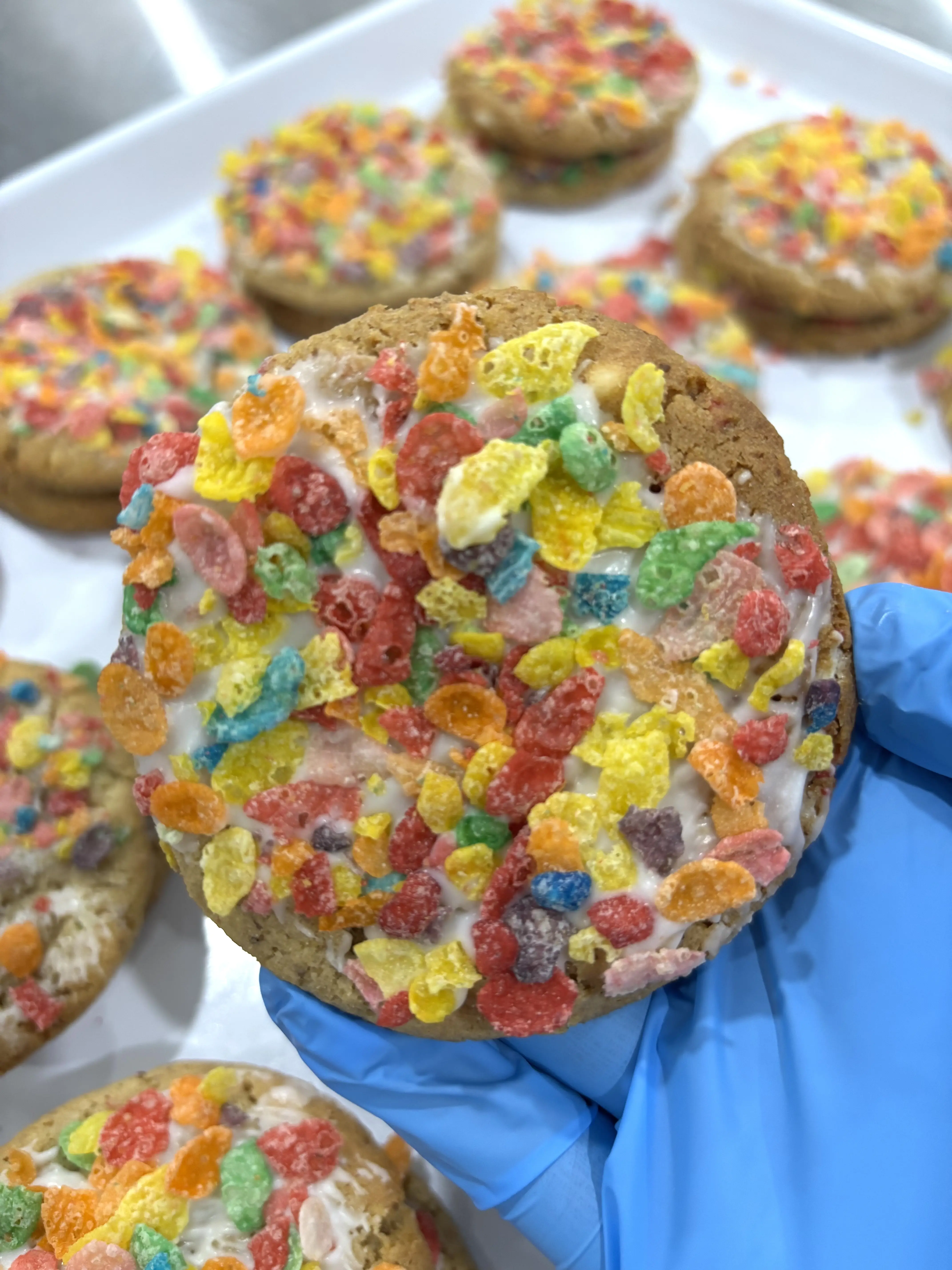 Fruity Mama - NEW Lactation Cookies Soft Bakery-Style Cookies with White Chocolate Fruity Cereal & Galactagogue-Rich Ingredients for Milk-Making Moms - Baked