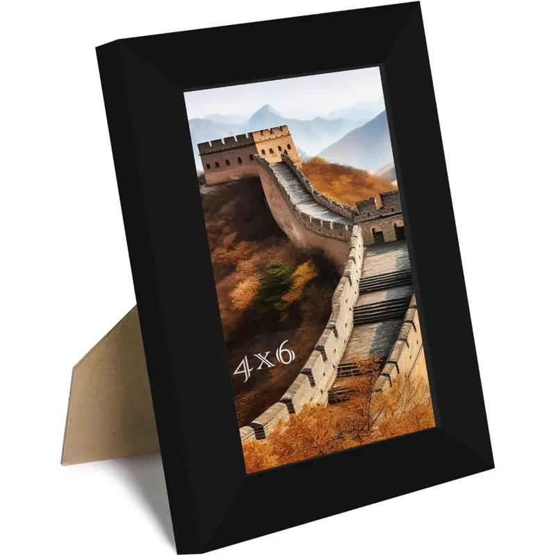 Picrit 11x14 Picture Frame, Photo Frame for Wall Mounting Display, Black