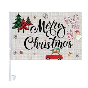 Wholesale Blank Car Flags - Christmas Flag - Gift For Him - Gift For Her - Funny Christmas Flag - Christmas Banner - Holiday Flag - Christmas Tree Flag - Decor Home - Garden Party Decor - Merry Christmas