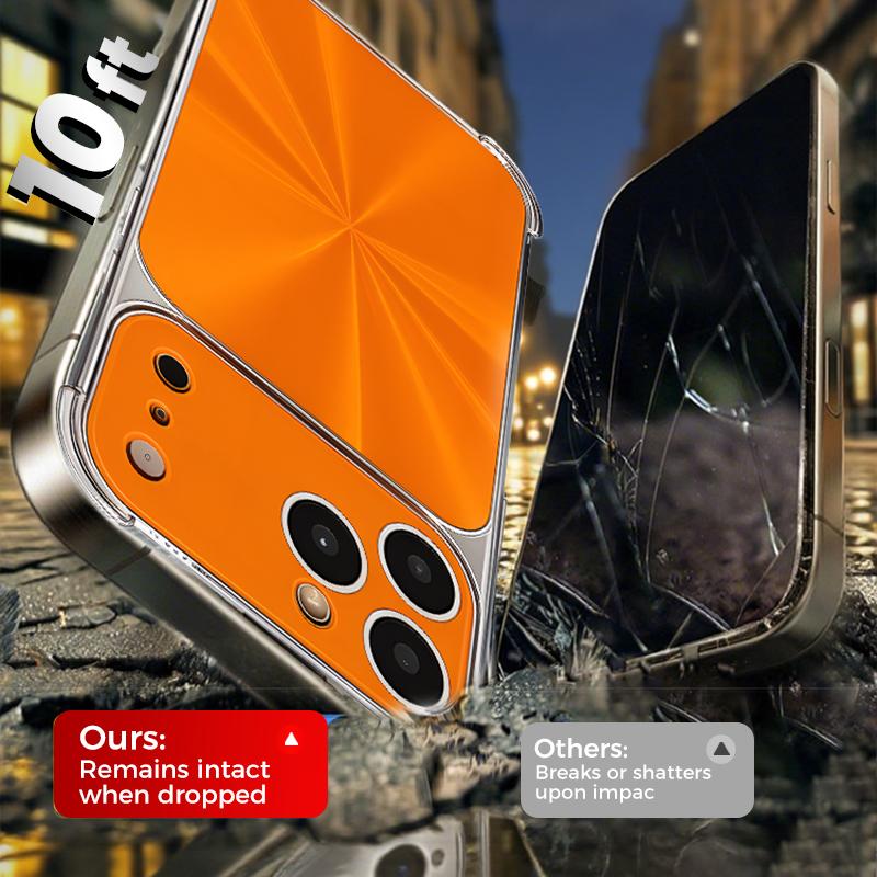 Quad-corner Drop-proof CD-texture Case for iPhone