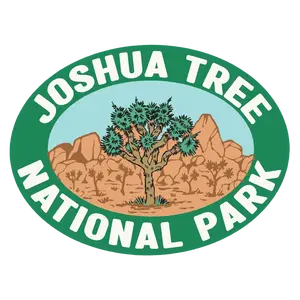 Joshua Tree Oval Sticker